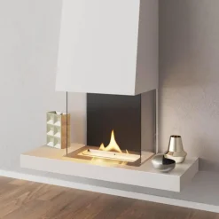 Raff vegghengt peis 180 1,05L hvit