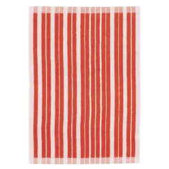 Raide håndkle 50x70 cm rød/rosa