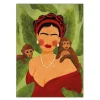 Raissa Oltmanns poster 50x70 cm frida and monkeys