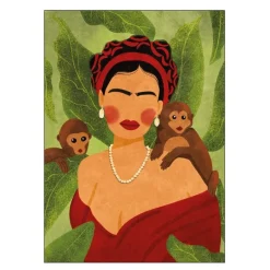 Raissa Oltmanns poster 50x70 cm frida and monkeys
