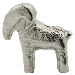 Ram lysestake 7 cm antikksølv