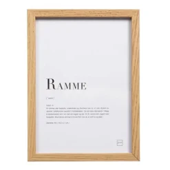 Ramme A5 2x14,8x21 cm eik