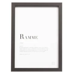 Ramme A5 2x14,8x21 cm svart