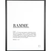Ramme 30x40 cm svart