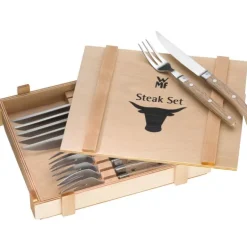 Ranch biffsett med biffkniv og gaffel 12 deler