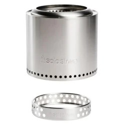 Ranger + stand 2.0 røykfri bålpanne 38x41,5 cm silver