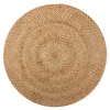 Rattan dekkebrikke D36 cm rund beige