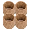Rattan serviettring 4 stk beige