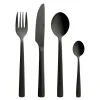 Raw bestikksett 48 deler matt sort