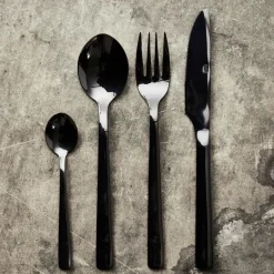 RAW bestikksett 40 deler svart