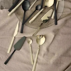 RAW cafe latte skje 4 stk champagne gold