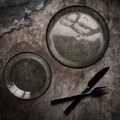 RAW Glass Beads fat 34 cm smoke