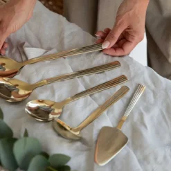 RAW kakespade 26 cm champagne gold