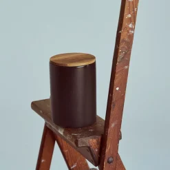 RAW Metallic Brown redskapskrukke med lokk 15x10 cm teak