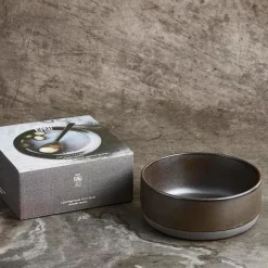 RAW Metallic Brown skål høy 19x8 cm