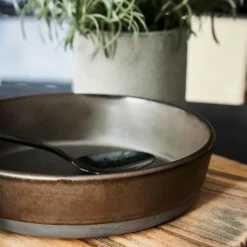 RAW Metallic Brown suppetallerken 19,4 cm