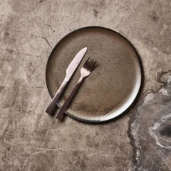 RAW Metallic Brown tallerken 28 cm