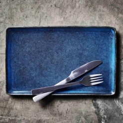 RAW Midnight Blue tallerken 31x20 cm