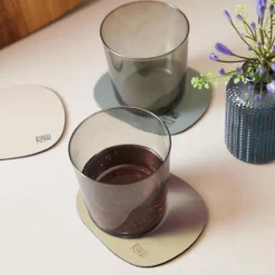 RAW Organic glassbrikke 6 stk beige