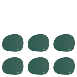 RAW Organic glassbrikke 6 stk dark green