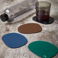 RAW Organic glassbrikke 6 stk dark green