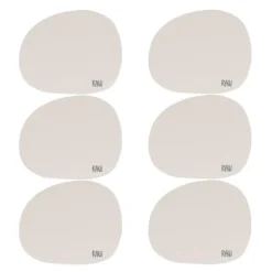 RAW Organic glassbrikke 12x10 cm 6 stk spring sand