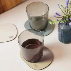 RAW Organic glassbrikke 12x10 cm 6 stk spring sand