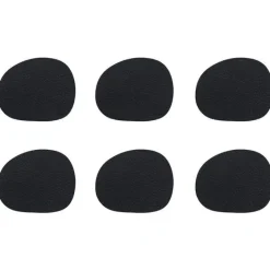 RAW Recycled buffalo coaster 12x10 cm svart