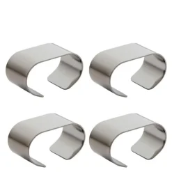 RAW serviettring 4 stk stål