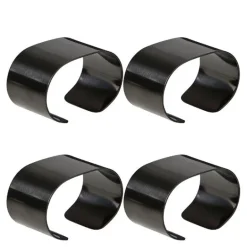 RAW serviettring 4 stk svart