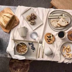 RAW tallerken 23,5x15 cm sandy beige