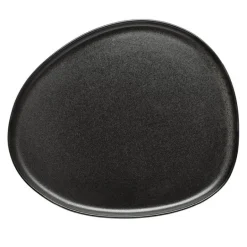 RAW Titanium Black organic tallerken 25x29 cm