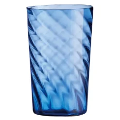 RAW Unique optic highball glass 45 cl dark blue