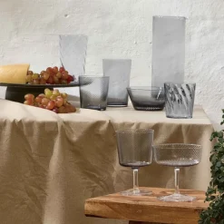 RAW Unique swirl highball 45 cl smoke