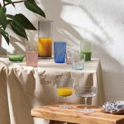 RAW Unique swirl skål 12,5x6x8 cm green