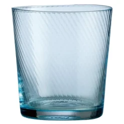 RAW Unique swirl vannglass 30 cl light blue