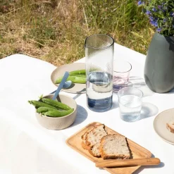 RAW Unique swirl vannglass 30 cl light blue