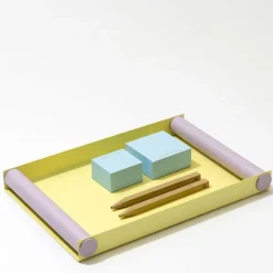 Ray brett 20x30 cm gul/lavendel