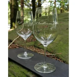 Rødvinsglass 62 cl pust livet er nå