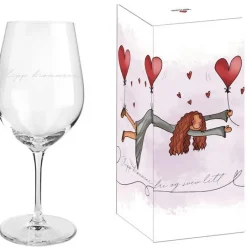 Rødvinsglass 62 cl slipp drømmene fri og svev