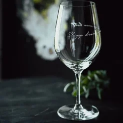 Rødvinsglass 62 cl slipp drømmene fri og svev