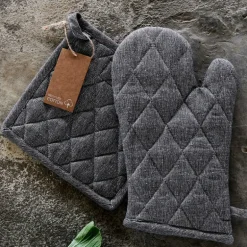 Recycle gryteklut 22,5x22,5 cm grå