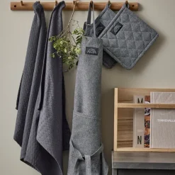 Recycle gryteklut 22,5x22,5 cm grå