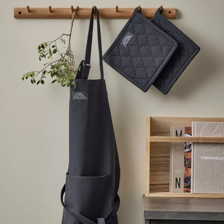 Recycle gryteklut 22,5x22,5 cm svart