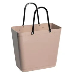 Recycled Plastic veske høy 14L med sykkelfeste nougat