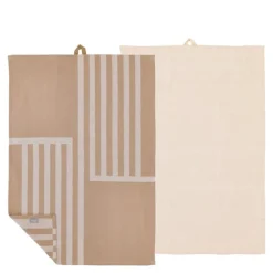 Reflection kjøkkenhåndkle 50x70 cm 2 stk warm taupe