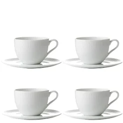 Relief kaffekopp m/underkopp 20 cl 4 stk