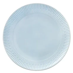 Relief tallerken 22 cm light blue