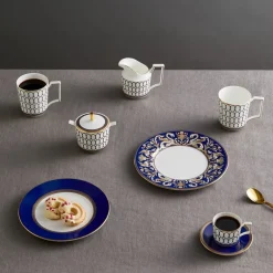 Renaissance Gold kaffekopp & asjett