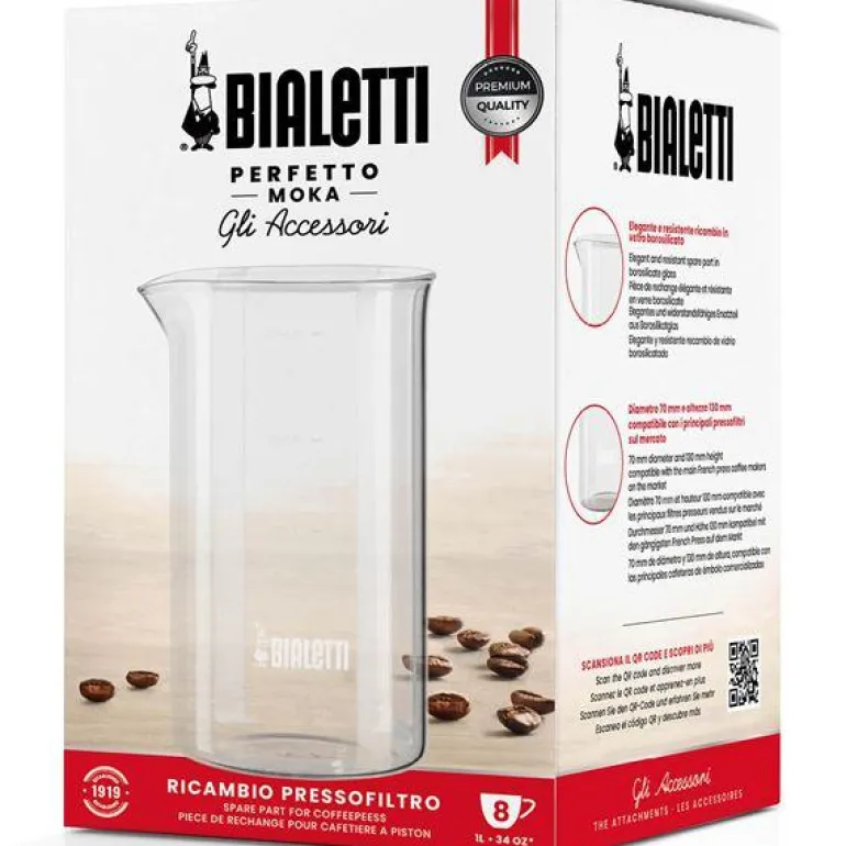 Reserveglass til presskanne 1L klar